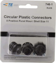 Tyco/Amp - Panel Mount Plug and Receptacle Kit - 11 to 8 AWG Compatible Wire Size - Americas Tooling