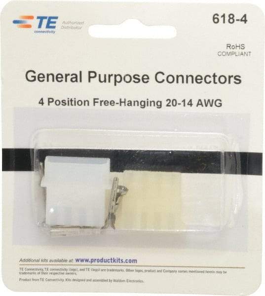 Tyco/Amp - Free Hanging Connector Kit - 20 to 14 AWG Compatible Wire Size - Americas Tooling