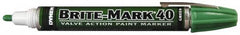 Dykem - Green Oil-Based Paint Marker - Broad Tip, Oil Based - Americas Tooling