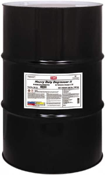 CRC - 55 Gal Drum Cleaner/Degreaser - Liquid, Petroleum Distillate & Nonchlorinated, Unscented - Americas Tooling