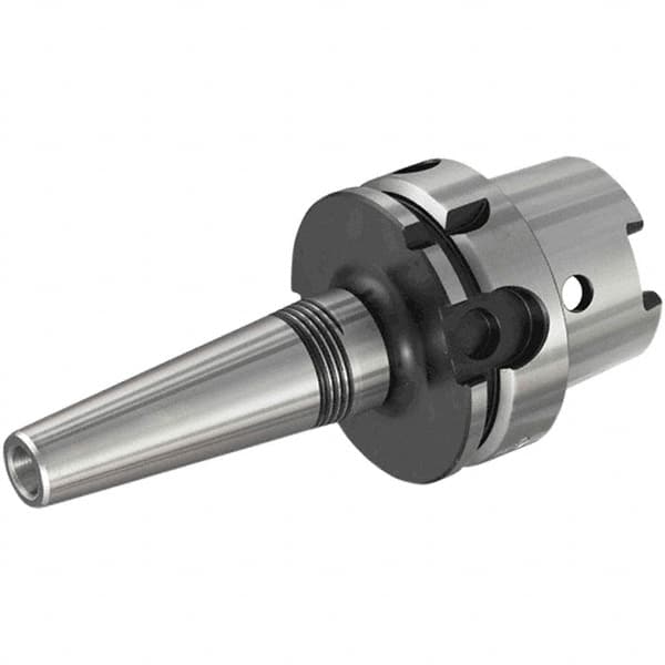 Iscar - 5mm Hole Diam, DIN69871-40 Taper Shank Shrink Fit Tool Holder & Adapter - 104.1mm Projection, 10mm Nose Diam, 18mm Clamping Depth, 25,000 RPM, Through Coolant - Exact Industrial Supply