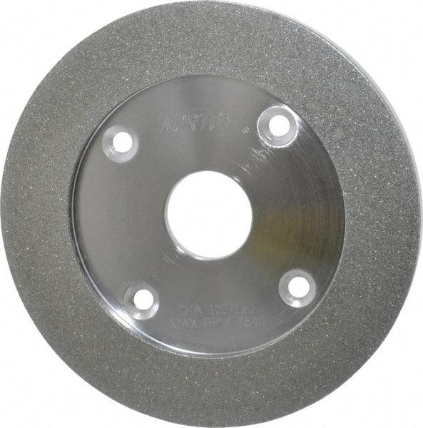 Norton - 6" Diam, 1-1/4" Hole Size, 7/16" Overall Thickness, 100 Grit, Type 6 Tool & Cutter Grinding Wheel - Fine Grade, Diamond - Americas Tooling