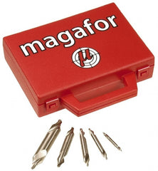 Magafor - Combination Drill & Countersink Sets Minimum Trade Size: #1-R Maximum Trade Size: #5-R - Americas Tooling