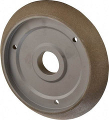 Darex - 6-1/2" Diam, 180 Grit, Type 12 Tool & Cutter Grinding Wheel - Medium Grade, CBN - Americas Tooling