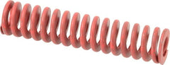 Associated Spring Raymond - 1-1/4" Hole Diam, 5/8" Rod Diam, 5-1/2" Free Length, Red Die Spring - 537.2 Lb Max Deflection, 2.04" Max Deflection, Medium Heavy Duty, Chromium Alloy Steel - Americas Tooling