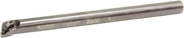 Sumitomo - 1.47" Min Bore Diam, 12" OAL, 1-1/4" Shank Diam, A-MWLN Indexable Boring Bar - WNMG 432 Insert, Pin & Clamp Holding Method - Americas Tooling