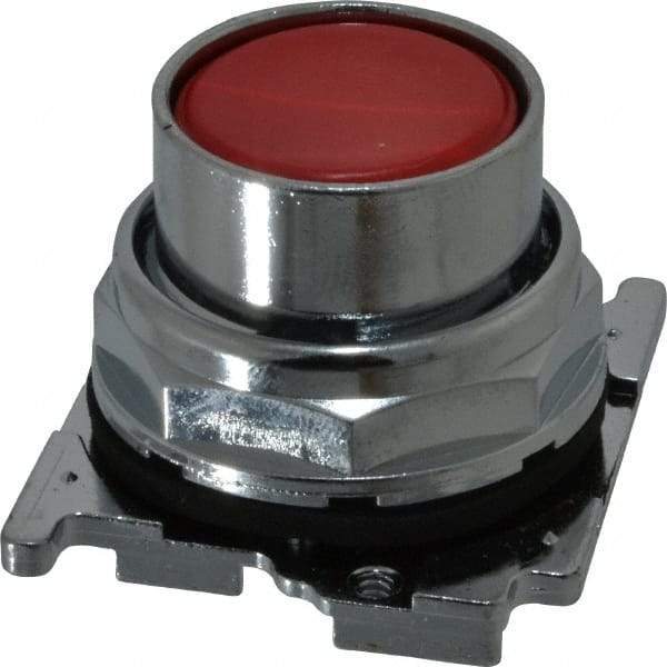 Eaton Cutler-Hammer - Flush Pushbutton Switch Operator - Red, Round Button, Nonilluminated - Americas Tooling