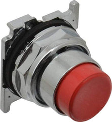 Eaton Cutler-Hammer - Extended Straight Pushbutton Switch Operator - Red, Round Button, Nonilluminated - Americas Tooling