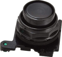 Eaton Cutler-Hammer - Flush Pushbutton Switch Operator - Black, Round Button, Nonilluminated - Americas Tooling