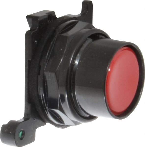 Eaton Cutler-Hammer - Flush Pushbutton Switch Operator - Red, Round Button, Nonilluminated - Americas Tooling