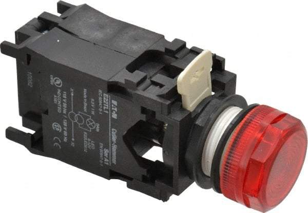 Eaton Cutler-Hammer - 120 VAC/VDC Red Lens Incandescent Indicating Light - Round Lens - Americas Tooling