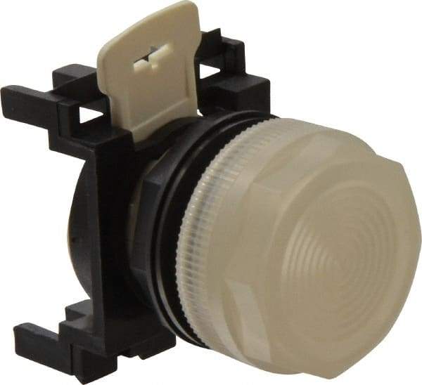 Eaton Cutler-Hammer - Round Pilot and Indicator Light Lens - White, 25mm Lens Diameter - Americas Tooling