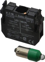 Eaton Cutler-Hammer - 24 VAC/VDC Green Lens LED Indicating Light - Americas Tooling