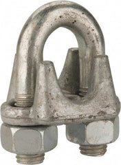 Value Collection - 7/8" Wire Rope U-Bolt Clip - Forged Steel, Galvanized - Americas Tooling