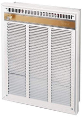 Marley - 277, 240 Volt, 4,000, 3,000 Watt, 100 CFM, 13,650 Max BTU, Commercial Wall Heater - 14-5/16 Wide x 3-7/8 Deep x 18-1/4 High - Americas Tooling