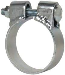 Made in USA - 2.67" ID, Steel Zinc Plated BCE Band Style Clamp - 0.12" Thick, 2-1/2" Hose - Americas Tooling