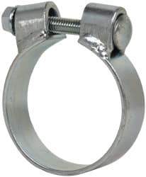 Made in USA - 2.92" ID, Steel Zinc Plated BCE Band Style Clamp - 0.12" Thick, 2-3/4" Hose - Americas Tooling