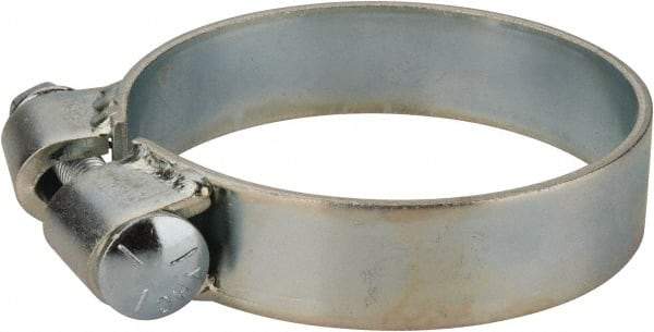 Made in USA - 3.92" ID, Steel Zinc Plated BCE Band Style Clamp - 0.12" Thick, 3-7/8" Hose - Americas Tooling