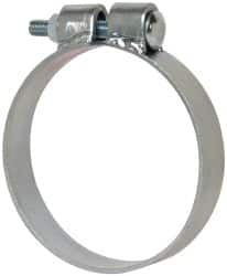 Made in USA - 4.67" ID, Steel Zinc Plated BCE Band Style Clamp - 0.12" Thick, 4-1/2" Hose - Americas Tooling