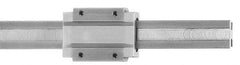 Igus - 500mm OAL x 15mm Overall Width x Self Lubricated Linear Guide Systems - 40mm Between Holes - Americas Tooling