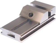 Suburban Tool - 4" Jaw Width, 7" Jaw Opening Capacity, 1-7/16" Jaw Height, Toolmaker's Vise - Flat Jaw, 0.0003" Parallelism, 0.0003" Squareness, 11" OAL x 4" OAW x 3" OAH - Americas Tooling