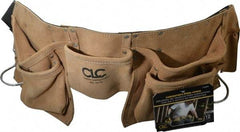 CLC - 29 to 46" Waist Tool Belt - 12 Pocket, 2" Wide, Industrial Yellow, Leather - Americas Tooling