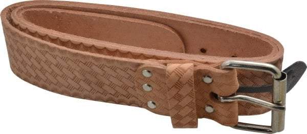 CLC - 29 to 46" Waist Tool Belt - 2" Wide, Natural (Color), Leather - Americas Tooling