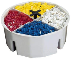 CLC - White Plastic Bucket Tool Organizer - 4" High - Americas Tooling