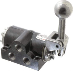 ARO/Ingersoll-Rand - 3/8" NPT Manual Mechanical Valve - 4-Way, 3 Position, Spring Return, 2.3 CV Rate - Americas Tooling