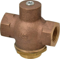 Kingston - 1/2" Brass Check Valve - Inline, FNPT x FNPT, 400 WOG - Americas Tooling