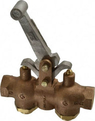 Kingston - 1/2" NPT Hoist Control Valve - Locking Style Lever & 200 Max psi - Americas Tooling