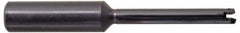 Kennametal - Series 5, 2-1/2 to 3-1/2" Diam, 5MT Taper Shank, Straight Flute Spade Drill - 6.24" Max Depth, 9-1/2" Body Length, 15.38" OAL, Short Length, Through Coolant - Americas Tooling