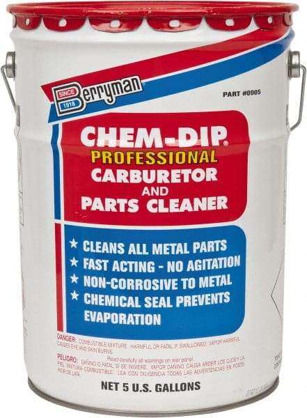 Berryman Products - Chlorinated Carburetor & Parts Cleaner - 5 Gal Pail - Americas Tooling