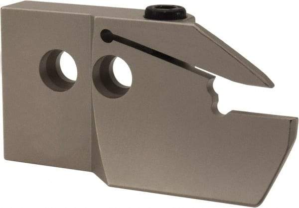 Iscar - 4mm Groove Width, 25mm Max Depth of Cut, Right Hand Cut, HFAE Indexable Grooving Blade - DGN/DGNC/DGNM-C, DGN/DGNM-J/JS/JT, DGN-UT/UA, GRIP, HFPR/L, HGPL Insert Style, Series Heliface - Americas Tooling