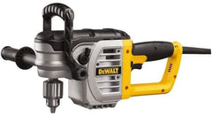 DeWALT - 1/2" Keyed Chuck, 330 & 1,300 RPM, Stud & Joist Handle Electric Drill - 11 Amps, Reversible, Includes 2-Position Side Handle, Bail Handle, Chuck Key with Holder - Americas Tooling