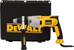 DeWALT - 120 Volt 1/2" Keyed Chuck Electric Hammer Drill - 0 to 56,000 BPM, 0 to 1,200 & 0 to 3,500 RPM, Reversible - Americas Tooling