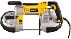 DeWALT - 120 Volt, Electric Handheld Bandsaw - 2.44 m Cord Length, 5 Inch (Round) and 5 x 4-3/4 Inch (Rectangular) Depth of Cut, 100 and 350 SFPM, 10 Amp - Americas Tooling