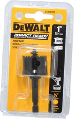 DeWALT - 1" Diam, 5/8" Cutting Depth, Hole Saw - Bi-Metal Saw, Toothed Edge - Americas Tooling