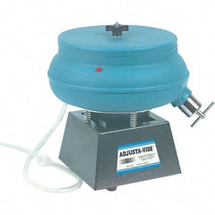 Raytech - 0.22 Cu Ft, 1 hp, Dry Operation Vibratory Tumbler - Flow Through Drain, Tilt Feature - Americas Tooling