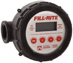 Tuthill - 1" FNPT Port Nutating Disc Flowmeter - 125 Max psi, 2 to 20 GPM, Polyethylene - Americas Tooling