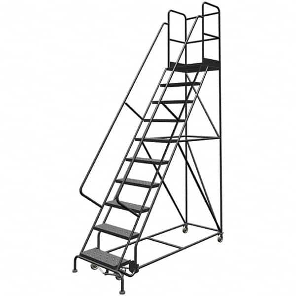 TRI-ARC - Rolling & Wall Mounted Ladders & Platforms Type: Rolling Warehouse Ladder Style: Rolling Platform Ladder - Americas Tooling