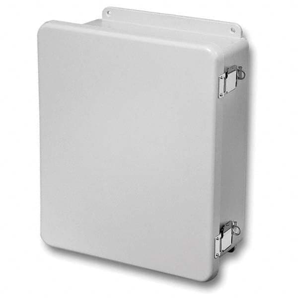 Wiegmann - NEMA 4X Fiberglass Standard Enclosure with Continuous Hinge Cover - Americas Tooling