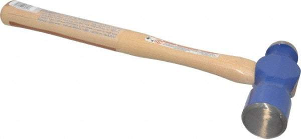 Vaughan Bushnell - 3 Lb Head Ball Pein Hammer - Hickory Handle, 16" OAL - Americas Tooling