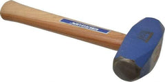 Vaughan Bushnell - 3 Lb Head, 10-1/4" Long Drilling Hammer - 1-9/16" Face Diam, Wood Handle - Americas Tooling