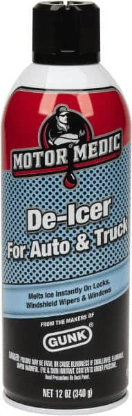 Motor Medic - Methanol De-Icer - 12 oz Aerosol Can - Americas Tooling