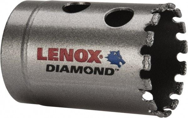 Lenox - 1-3/8" Diam, 1-5/8" Cutting Depth, Hole Saw - Diamond Grit Saw, Continuous Edge - Americas Tooling