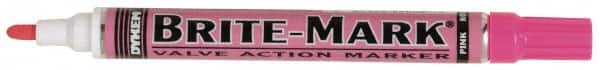 Dykem - Pink Oil-Based Paint Marker - Medium Tip, Oil Based - Americas Tooling