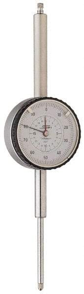 SPI - 0-50 Dial Reading, 0.0005" Graduation Dial Drop Indicator - 2-1/4" Dial - Americas Tooling