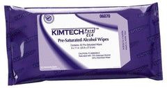 Kimtech - W4 Flat Fold Clean Room/Lab/Critical Task Wipes - Poly Pack, 11" x 9" Sheet Size, White - Americas Tooling