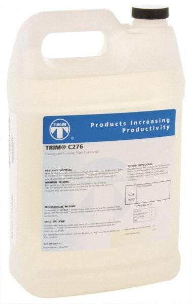 Master Fluid Solutions - Trim C276, 1 Gal Bottle Cutting & Grinding Fluid - Synthetic, For Drilling, Reaming, Tapping, Turning - Americas Tooling